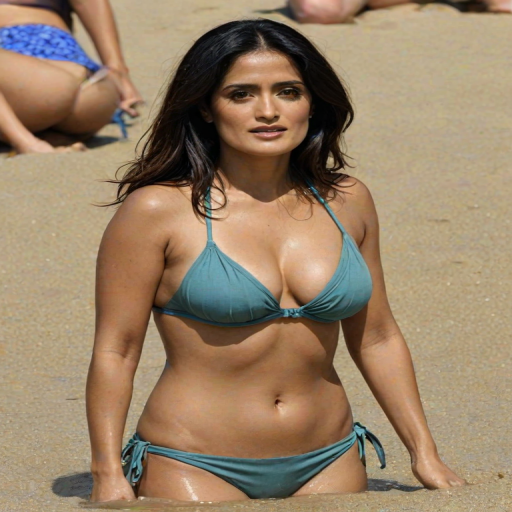 Salma Hayek in bikini