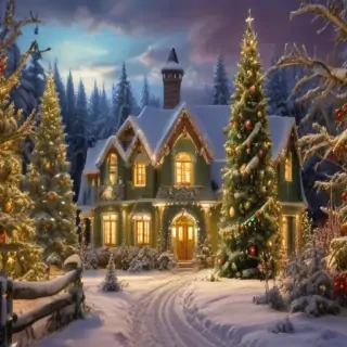 christmas wallpaper green