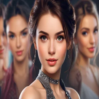 cute women background