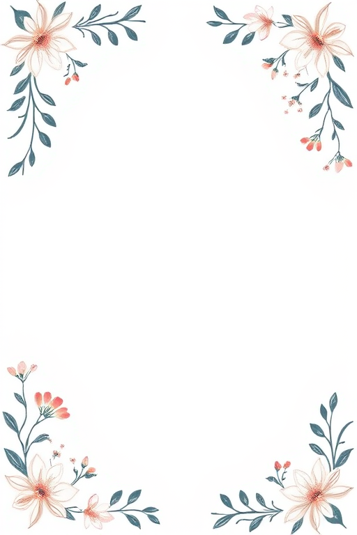 floral page borders