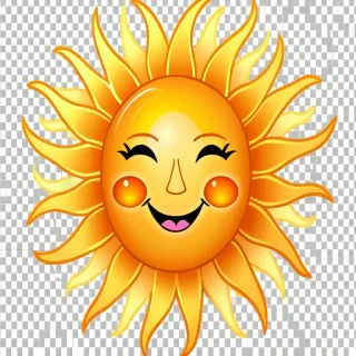sun clip art png