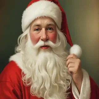 vintage santa images free