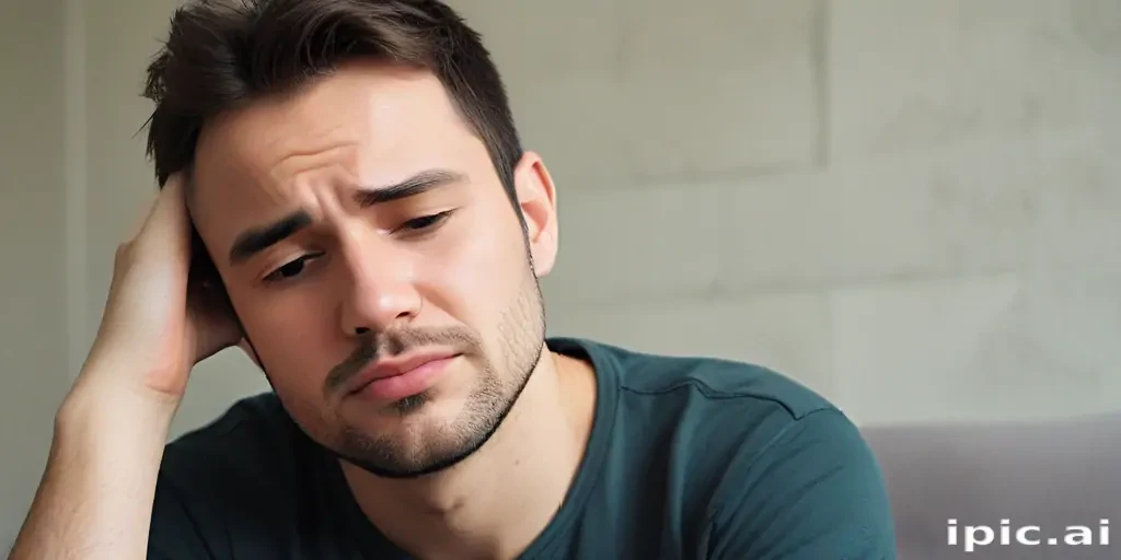 man in sad