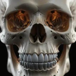 transparent skull png