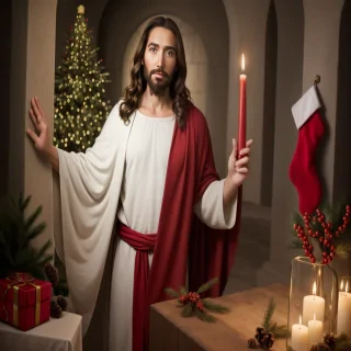 christmas picture of jesus