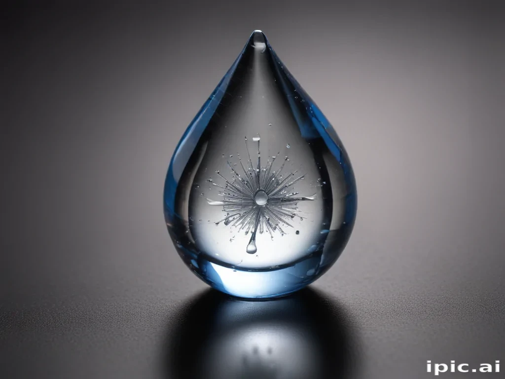water drop transparent