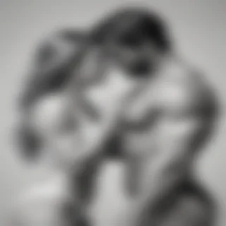 couple drawing poses