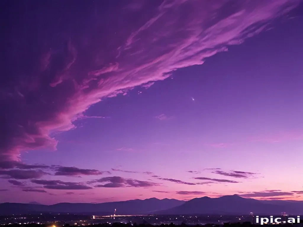 purple sky wallpaper