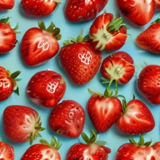strawberry background aesthetic