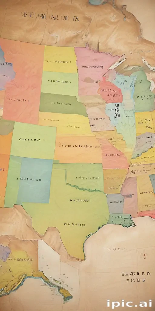 map of the us states
