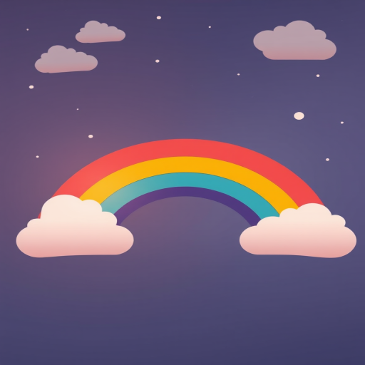 cute rainbow backgrounds
