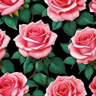 rose border