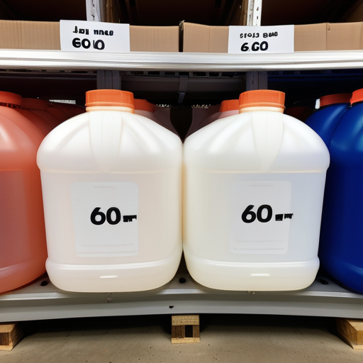 how many gallons is 60 quarts