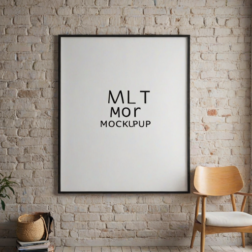 free wall art mockup