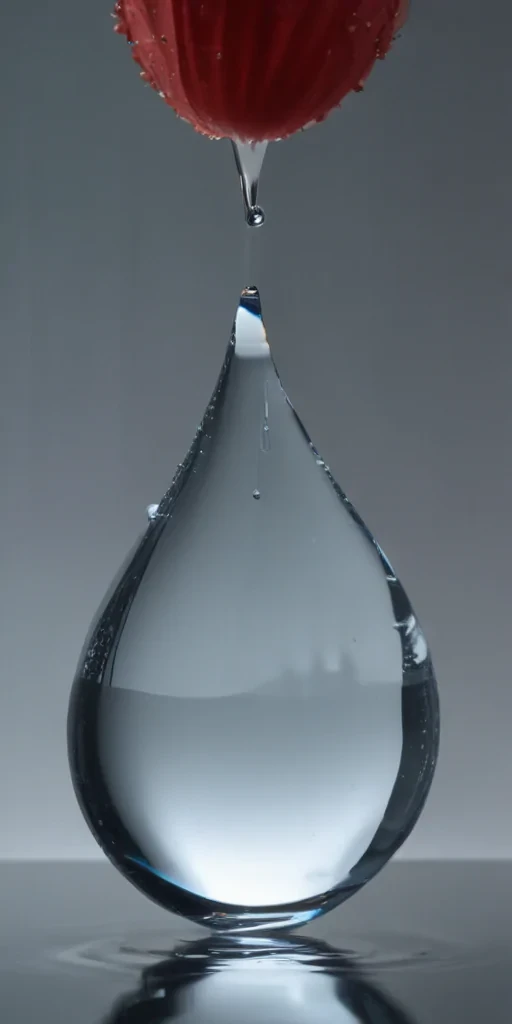 transparent water drop