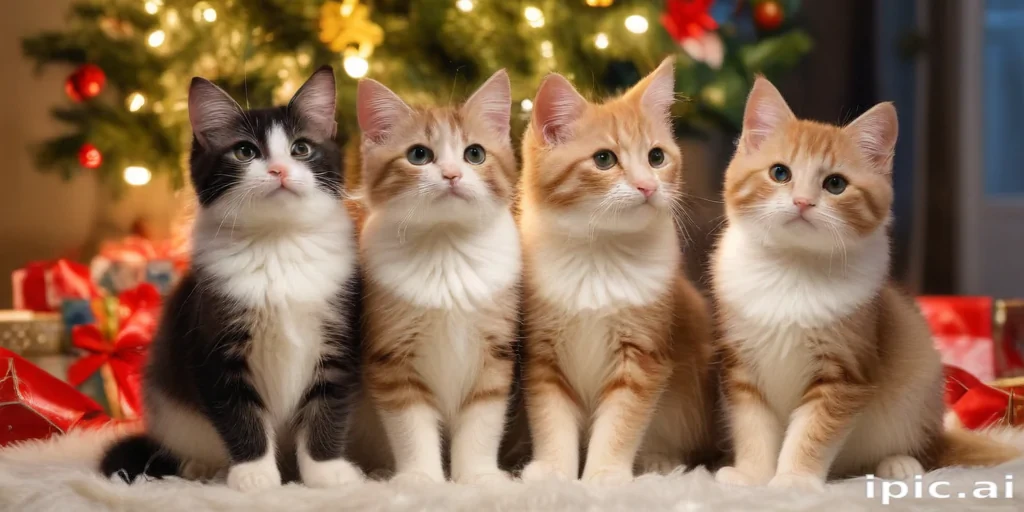 merry christmas cats images