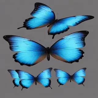blue butterfly png