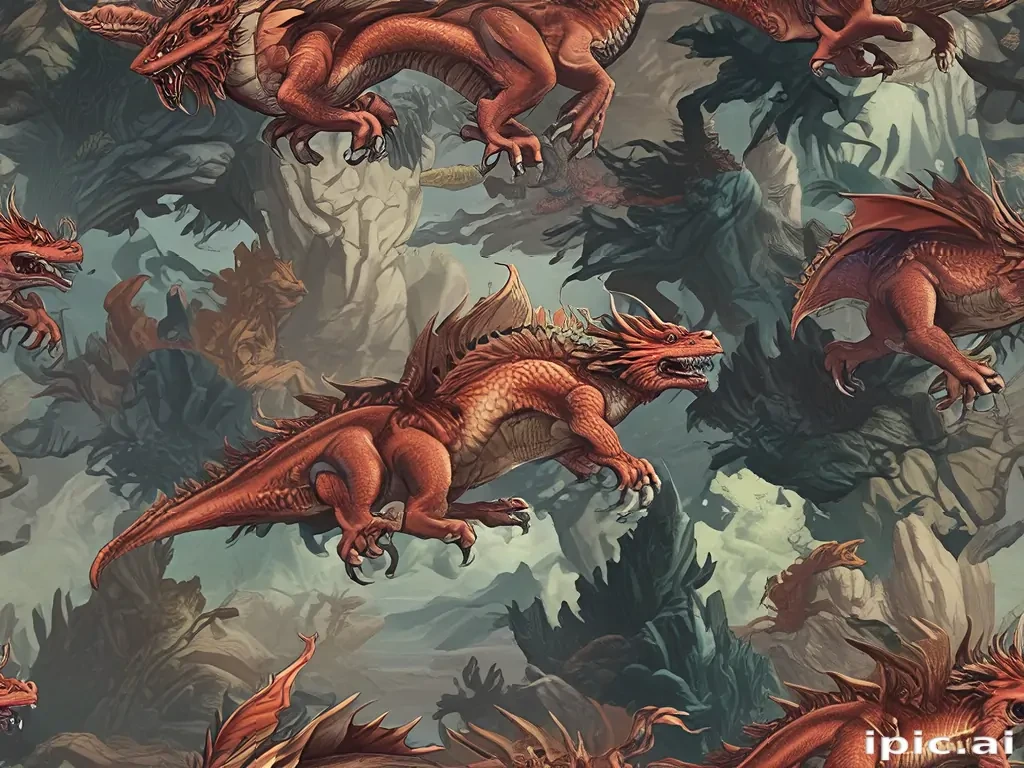 backgrounds of dragons