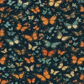 butterfly wall paper