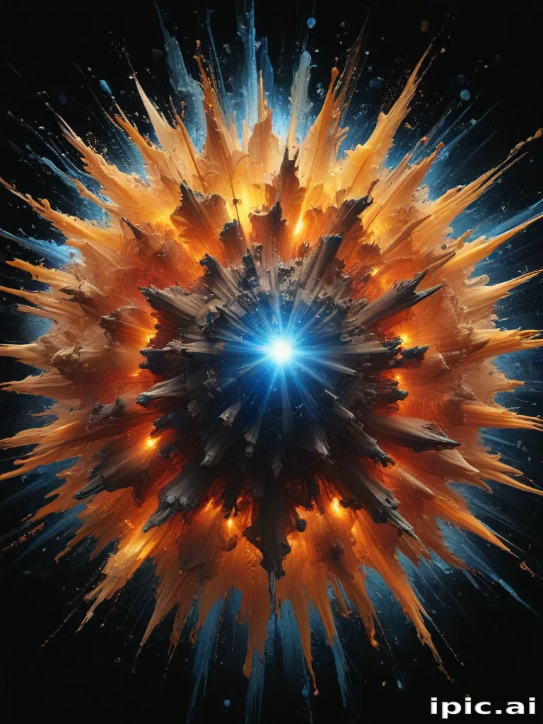 transparent explosion