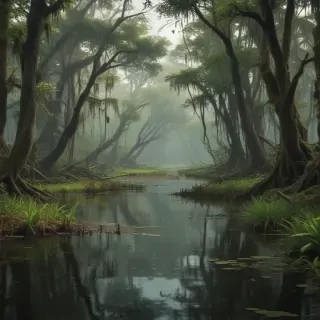 swamp background