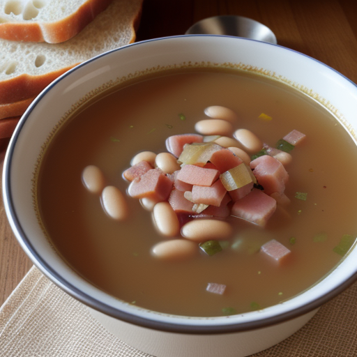 canning bean and ham soup