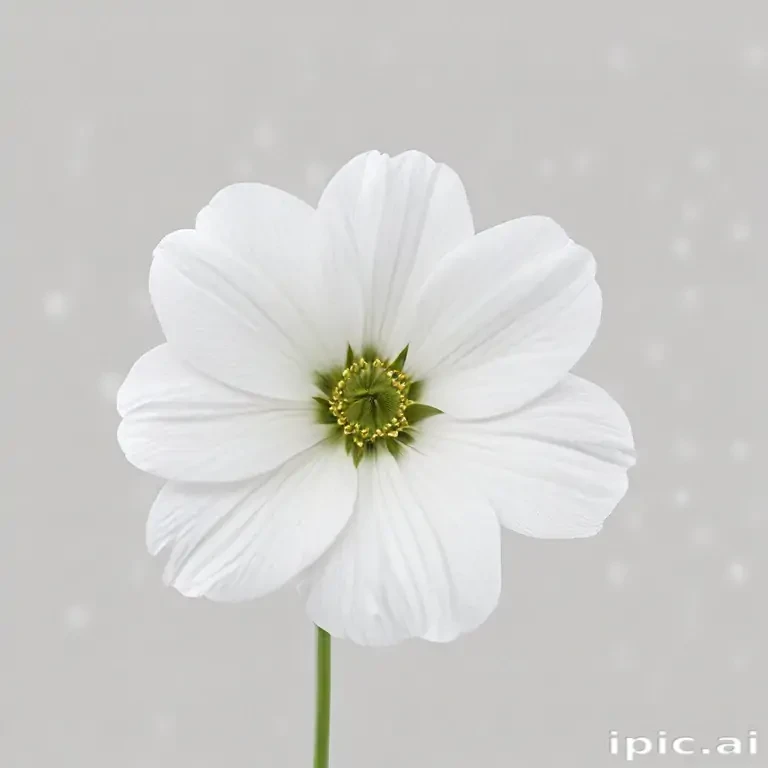 white flower transparent background