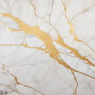 white and gold marble background