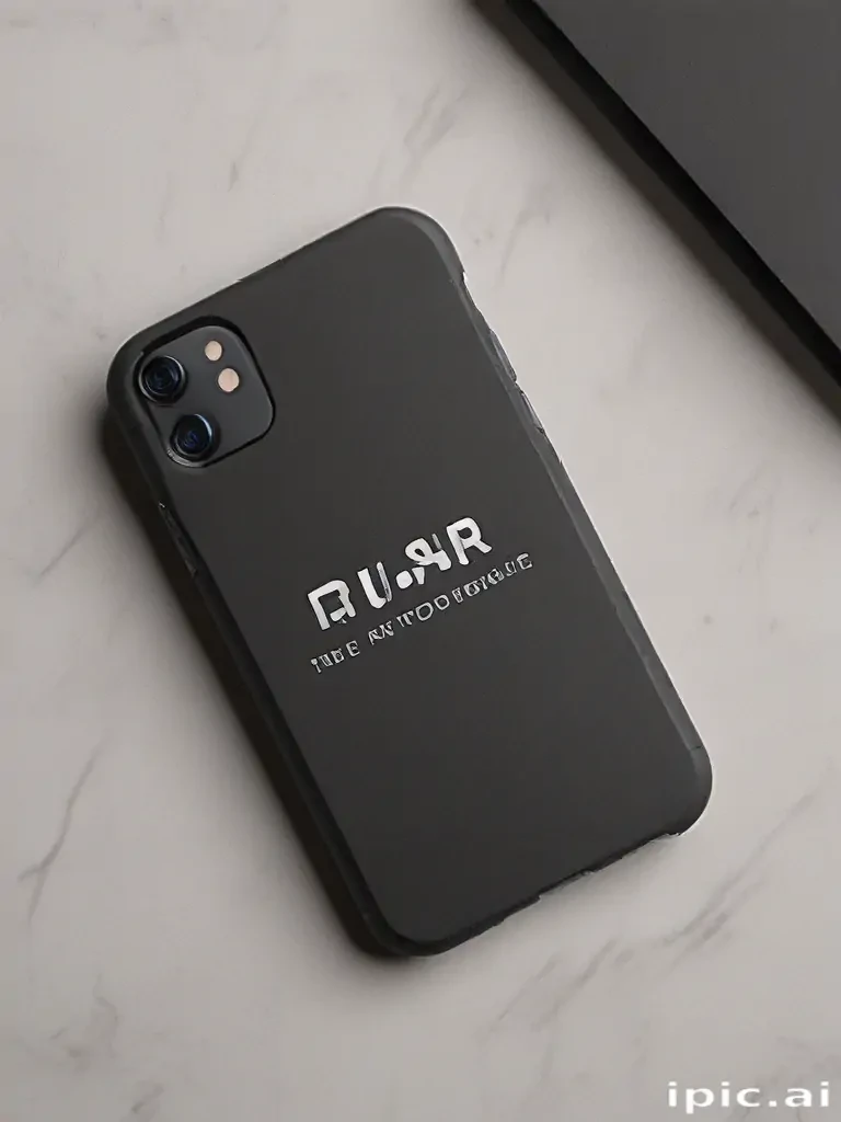 mockup case iphone