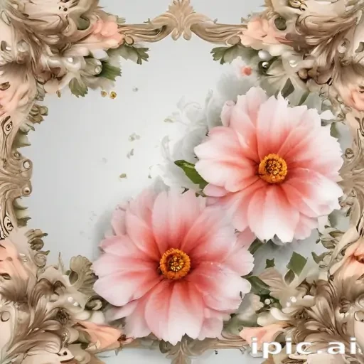 flower transparent border