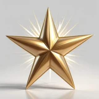 golden star transparent