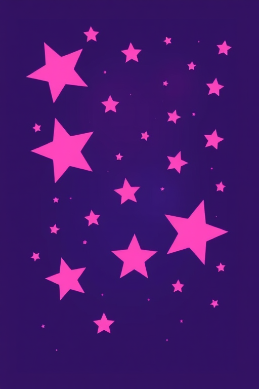 pink stars png