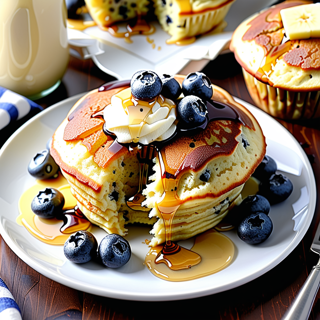 how to turn muffin mix into pancakes