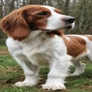 irish red and white setter