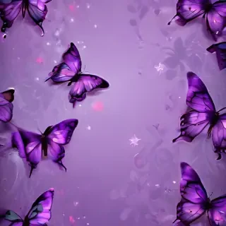 purple butterflies wallpaper