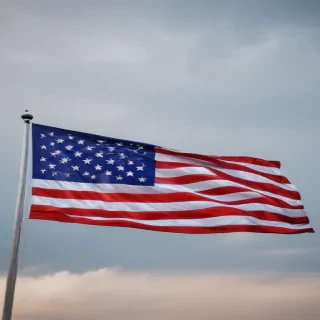 american flag aesthetic