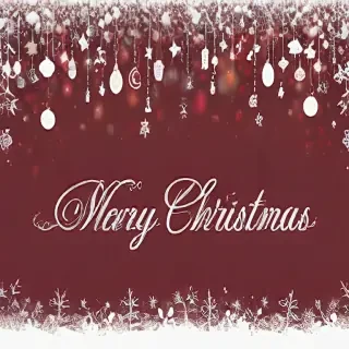 transparent merry christmas