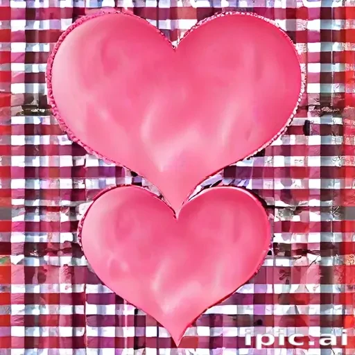 pink heart clipart