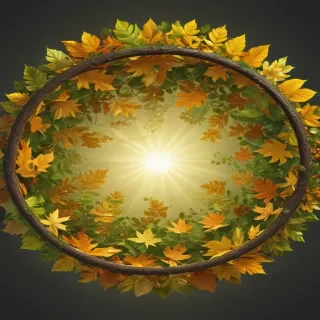 leaf circle