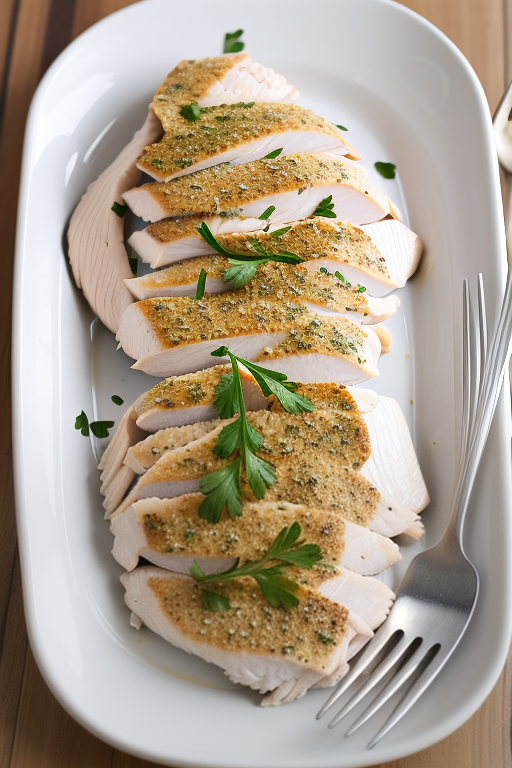 baked thin sliced chicken breast