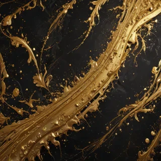 gold black background