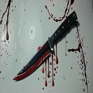 bloody knife aesthetic