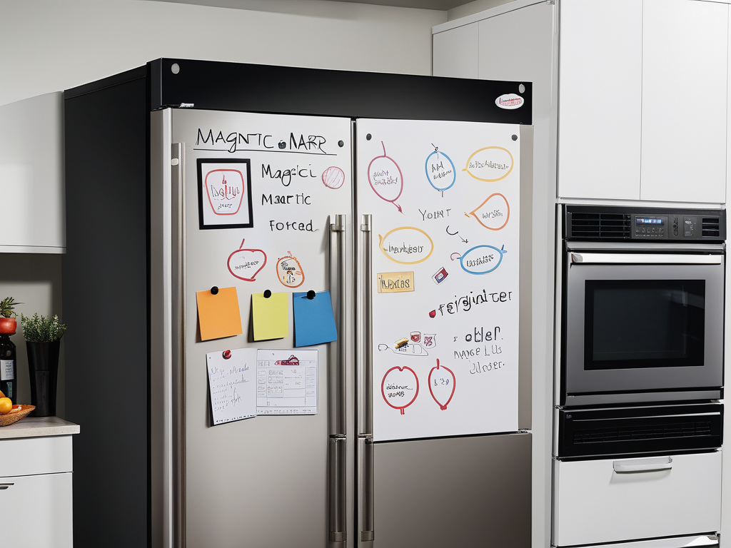 magnetic marker board for refrigerator