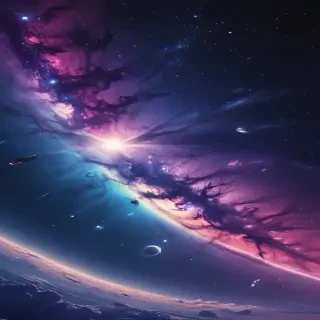 space wallpaper aesthetic