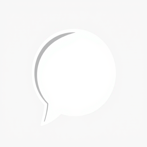 Create a speech bubble icon with smooth curves and a clean outline, using a high-resolution vector design, captured with a Canon EOS R5 camera, 50mm lens, aperture f/2.8, ISO 100, in soft natural lighting for a crisp, vibrant effect.