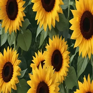 aesthetic sunflower background