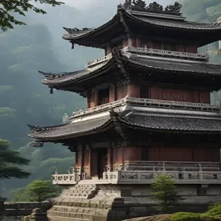 temple background