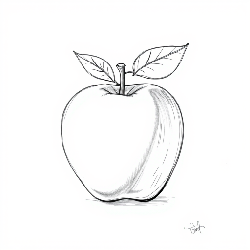 apple drawings