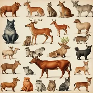 vintage illustrations animals