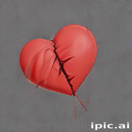 Fragmented Heart Symbolizing Emotional Pain and the Journey to Healing